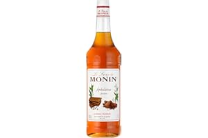Monin Sirup Spekulatius (1 x 1,0l) - für Getränke und Desserts 100 Prozent natürliche Zutaten weihnachtliche Würze Zimt - Geschmack