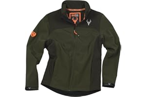 Work Team Cazadora Caza y Pesca workshell, Softshell con Dos Bolsillos Laterales, combinada. Hombre