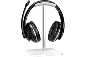 Gvolatee Uchwyt na słuchawki, zdejmowany stojak na słuchawki z termoplastycznego poliuretanu (TPU), antypoślizgowy silikon, do wszystkich rozmiarów słuchawek, stojak na słuchawki nauszne i słuchawki