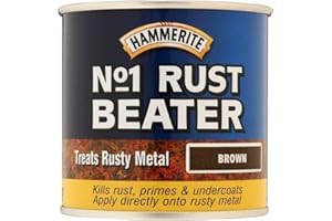 Hammerite Peinture Anti-Rouille 250 ML -Marron foncé