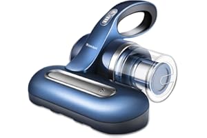 Mamibot Odkurzacz roztoczy, odkurzacz do materaca, środek do czyszczenia łóżka, sterylizacja światłem UV, bezprzewodowy odkurzacz ręczny z filtrem HEPA do łóżka, sofy, poduszek