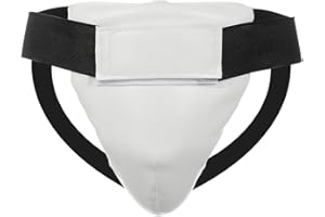 POPETPOP Kids Groin Protector for Martial Arts Lightweight Pu Foam Crotch Protection Guard for Taekwondo Kickboxing Mma Sparring Safety Gear