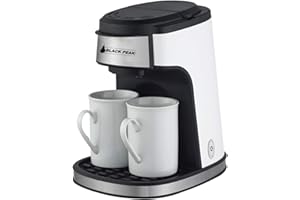 BlackPear Cafetière BCM 619 - Inox - 2 tasses - 450W - Café moulu