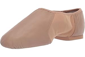 Bloch Neo-Flex damskie wsuwane skórzane buty do jazzu, neoprenowe, wsuwane podeszwy z pianki EVA, wysoka trwałość, doskonałe dopasowanie, elastyczność, do tańca krokowego