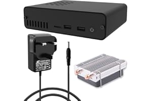 GeeekPi DeskPi Pro V3 Case 2.5'' SATA HDD/SSD NAS Storage Kit,Raspberry Pi Set-Top Box with ICE Tower Cooler, 24W 12V 2A Power Supply for Raspberry Pi 4 Model B 2GB 4GB 8GB (RPi Board NOT included)