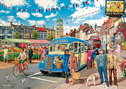 Gibsons The Country Bus Jigsaw Puzzle (4 x 500-Piece)