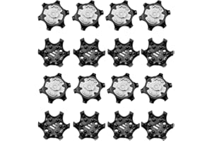FUASHCER 16 Pcs Replacement Bulk Cleats Golf Spikes Cleats Golf Shoe Cleats Tooth Spikes for Easy Install to Golf Shoes