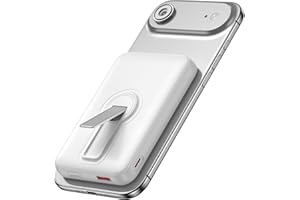 EISSIX Powerbank für Magsafe, 12000mAh Power Bank für iPhone, PD 22.5W USB-A Ausgabe, Kabelloses Tragbares Ladegerät mit Typ-C-Eingang und Ausgang, LED-Anzeige für iPhone 17/16/15/14/13/12/Pro/Pro Max