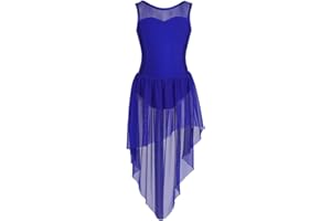 dPois Girls Lyrical Dress Contemporary Dance Dresses