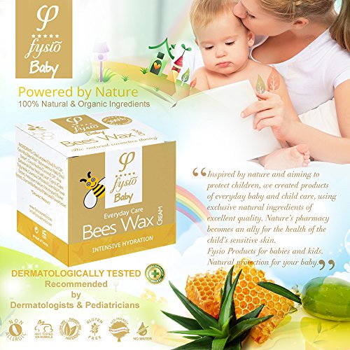 Natürliche und Biologische Reine Bienenwachs Windelcreme – Nappy Cream – Baby Feuchtigkeitscreme – Hergestellt aus Natürlichen Inhaltsstoffen – 50ml – Bietet Schutz und Feuchtigkeit – Nicht-allergene Feuchtigkeitsspende – Heilmitten – Beruhigt und Schützt Trockene, Raue, Rissige Und Gereizte Haut und Hinterlässt den Anwendungsbereich Glatt und weich. – Erzeugt eine Weichmachende Schicht, Um die Haut vor Feuchtigkeit Zu Schützen - 3