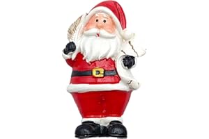 LEDDY LIVING 3D magnes na lodówkę Święty Mikołaj, dekoracyjny świąteczny magnes, idealny do kuchni, tablicy magnetycznej lub biura, pomysł na prezent i dekoracja świąteczna (MOD 5)