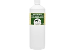 Biteback Products Sweet Relief'® Midge Barrier Lotion for Soothing Itchy Horses REFILL 1000ml - Powerful Benzyl Benzoate Formula - Trusted for Effective Insect Protection and Skin Health - 1000ml