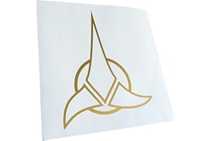 Kiwistar Klingons 10 x 12.5 cm in 15 Colours Neon + Chrome Sticker