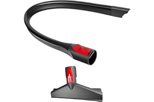 TXERFOLG Boquilla flexible para juntas y cepillo para colchón Dyson V15 V12 V11 V10 V8 V7 Gen5 Boquilla de extensión de 58 cm con cabezal plano | Accesorios de aspiradora para asientos de coche esquinas