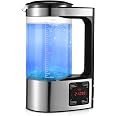 Generatore di idrogeno, Acqua ionizzata con tecnologia SPE e PEM, Bottiglia 240ml, Concentrazione fino a 4500 PPB