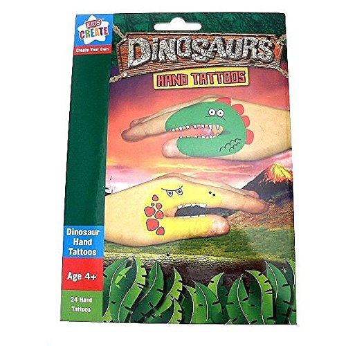 Anker Kinder, "Dinosaurier Hand Tattoo 's, Kunststoff, Farbe