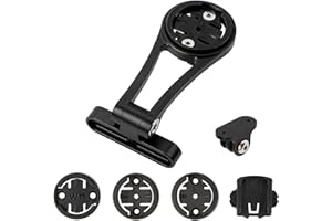 BSSOK Support réglable pour ordinateur de vélo de route, en alliage d'aluminium, compatible avec Garmin Edge, Wahoo Elemnt, Bryton, Cateye, caméra GoPro et lampe