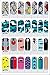 8 Assorted Nail Wrapes Collection (14 Stripes Each) / Nail Strips / Nail Foils / Nail Stickers / Nail Decals / Nail Patches in New High Fashion Designs
