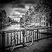 Produktbild Artland Poster oder Leinwand-Bild fertig aufgespannt auf Keilrahmen mit Motiv Melanie Viola AMSTERDAM Keizersgracht Städte Niederlande Amsterdam Fotografie Schwarz/Weiß