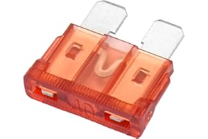 Heschen Lot de 50 fusibles à lame standard ATC-40 pour voiture camion 40 A Ambre