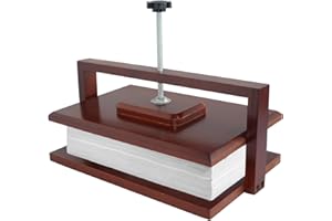 Whemyreat prensa multifuncional para encuadernación de libros, manual de madera y bambú, prensa de papel y flores