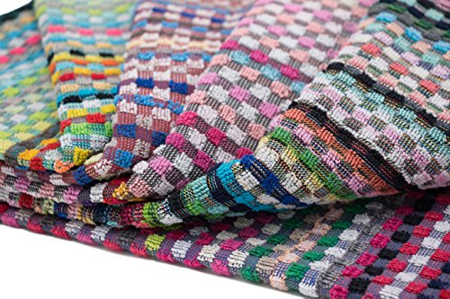 ZOLLNER® 5er-Set Küchenhandtuch / Geschirrtücher / Trockentücher / Handtuch für Küche bunt sortiert 45×90 cm aus 100% Baumwolle, vom Hotelwäschespezialisten, Serie „75103“ - 3