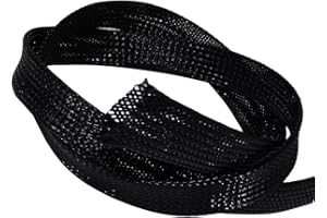 AERZETIX: 4.5 metros 20mm 18-25 Funda trenzada termorretráctil para cables eléctrico mangas trenzadas negro C41233