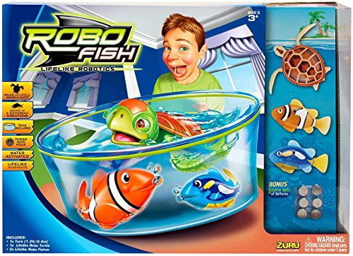 Preisvergleich Produktbild Robo Fish – Spielset mit 3 Figuren und Aqarium