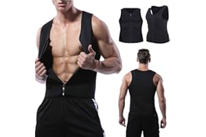 XDSP Camiseta de tirantes Sauna Chaleco Chaleco Sudor Absorbe para bajar de Peso Shapewear, quema Grasas para bajar de Peso Adelgazar Body Shaper, Culturismo Gimnasio Running Chaleco Deportivo