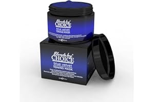 Blue Velvet Toning Mask, Hair Toner For Bleached Hair From Blonde By Choice, Deep Conditioning Hair Treatment With Scalp Relief For Bleach Damaged Hair & Tonal After Care For Blonde Hair Dye, 250ml