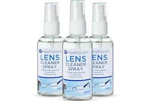 BESTUS ACCESSORIES Bestus - Lens Cleaning Spray, 3 Pack, Glasses & Lens Cleaner, Perfect for DSLR, Smartphone & Ski Goggles, Clear