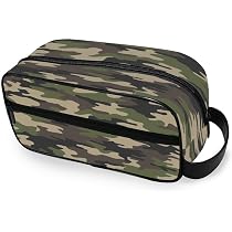 Camo-Muster Make-up-Tasche – Hängende Reise-Kosmetiktasche Mit Doppelreißverschluss, 22.5x15x13.8 Cm