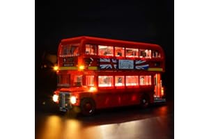 BRIKSMAX Led Beleuchtungsset für Londoner Bus, Kompatibel Mit Lego 10258 Bausteinen Modell - Ohne Lego Set…