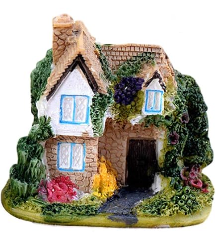 Feengarten-Figur: Feenbaby Auf Orangefarbenem Kürbis – Handbemalt, Für Terrarium & Draußen