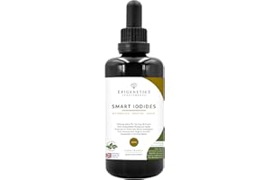 EPIGENETICS Smart Iodides 100ml | 150mcg Highly Absorbable Iodine (Potassium Iodide) + Organic Sea Vegetable & Nettle Leaf | Vegan Liquid Supplement UK Made (5 Month Supply)