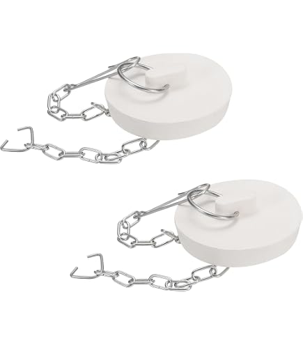 Tappo per lavandino con catena Copri scarico in gomma Accessori per