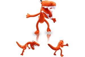 BENOLLS Rainbow Friends Peluche,Rainbow Friends Plush Stuffed Toy,Popular Toy,Noël Stuffed Toy Cadeau de Poupée en Peluche Animale pour Enfants et Fans de Jeux（Orange