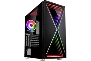 ‎KOLINK Kolink Void X ARGB Mid Tower PC Case, ATX, Tempered Glass, Gaming Case