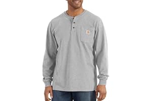 Carhartt Koszulka robocza Mężczyźni Loose Fit Heavyweight Long-sleeve Pocket Henley T-shirt (1 w zestawie)