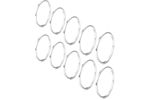 YADOCA 10 Pezzi Acciaio Inossidabile Anelli Impilabili per Donne Ragazze 1MM Anello dell'articolazione Midi Band Comfort Fit