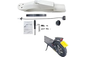 Fututech - Kit fanale posteriore + parafango posteriore per Xiaomi M365 Pro Pro2 1S Fender Scooter Elettrico Accessori Ricambio Modifica Scooter