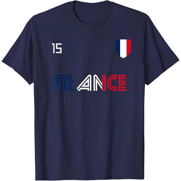 T-shirt Equipe De France Football Paul Pogba - Collection Officielle FFF - Taille Adulte Homme - 100% Coton - Produit Sous Licence