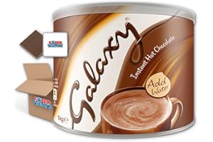 Galaxy Instant Hot Chocolate 1x1kg | Galaxy Smooth & Creamy Approximately 40 Servings Per Pack Boxed Treatz