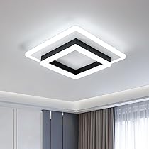OTREN Plafoniera Led Soffitto Dimmerabile, Moderna Lampadario Soffitto Con Telecomando Luce Led Per Soggiorno Camera Da Letto Cucina Ufficio 3000k 6500k