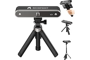 VICTOOL POP2 - Escáner 3D portátil 3D, 0,05 mm, precisión de 10 fps, velocidad de escaneo para impresión 3D, modelado 3D compatible con Windows, Mac OS, sistema Android