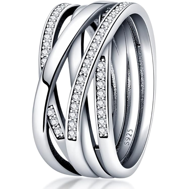 s.Oliver Ring Damen Ringe, Kommt in Schmuck Gift Box, Metal, Cubic Zirconia