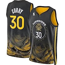 Maglia Basket Ricamata #24 - Jersey Senza Maniche Unisex Nero/Oro - Foto 3