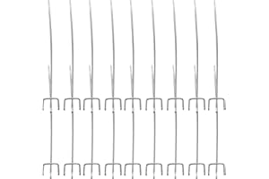 HEMOTON 40 Pz Metallo Pannello Forato Ganci Scaffalature Strumenti Organizer 20 Cm