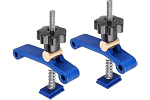 OWNANT T-Nut Schiene T Nuten Klemmen Aluminiumlegierung T Schienenklemm für Holzbearbeitung (2 PCs)