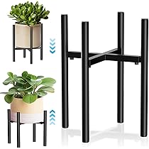 Bac à Plantes Carré En Rotin Synthétique Avec Renfort Alu